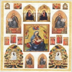 Carta decoupage "Madonna degli angeli"